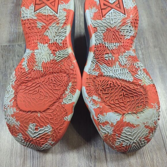 Nike Men's PG 2 Home AJ2039-400 Black Blue Basketball Shoes Sneakers Size 8 - Picture 12 of 13